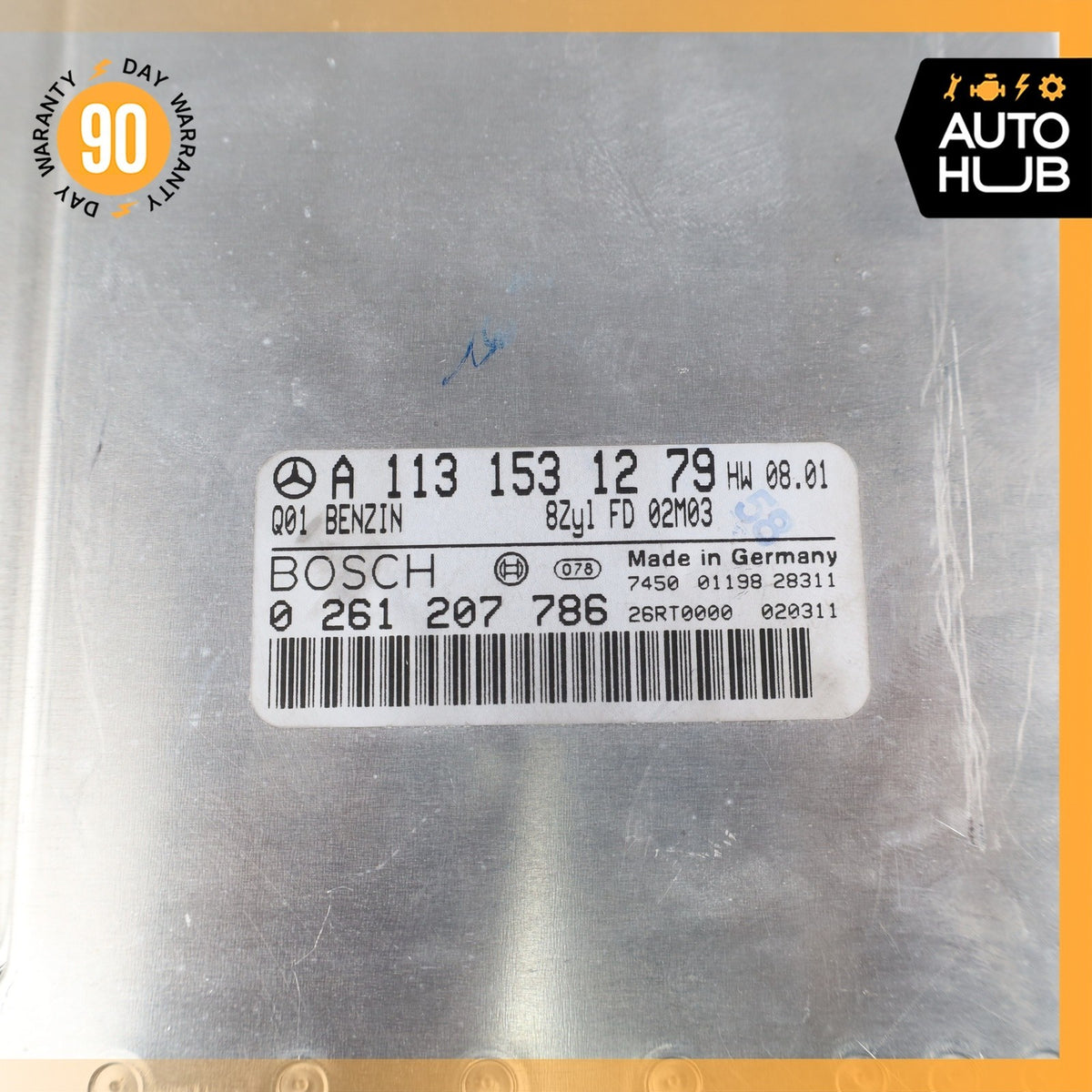 03-06 Mercedes R230 SL500 S430 ECU Engine Control Module Unit 1131531279 OEM - photo 9