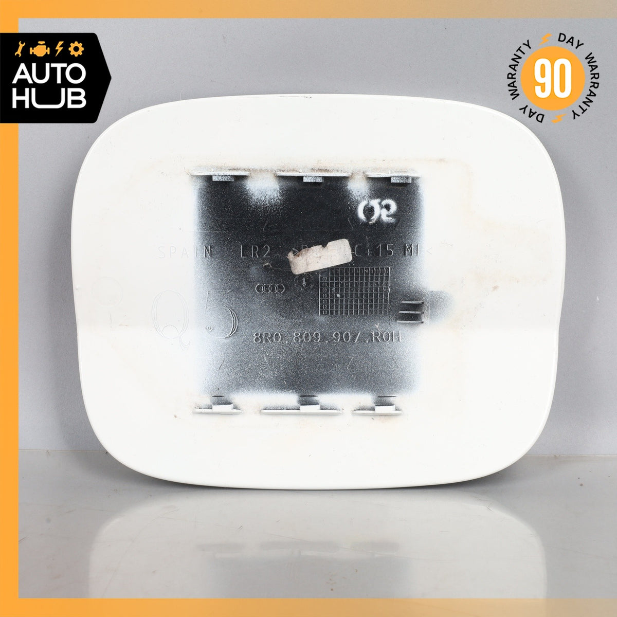 Audi 8R Q5 Fuel Gas Tank Filler Lid Door Cover Black OEM - photo 6