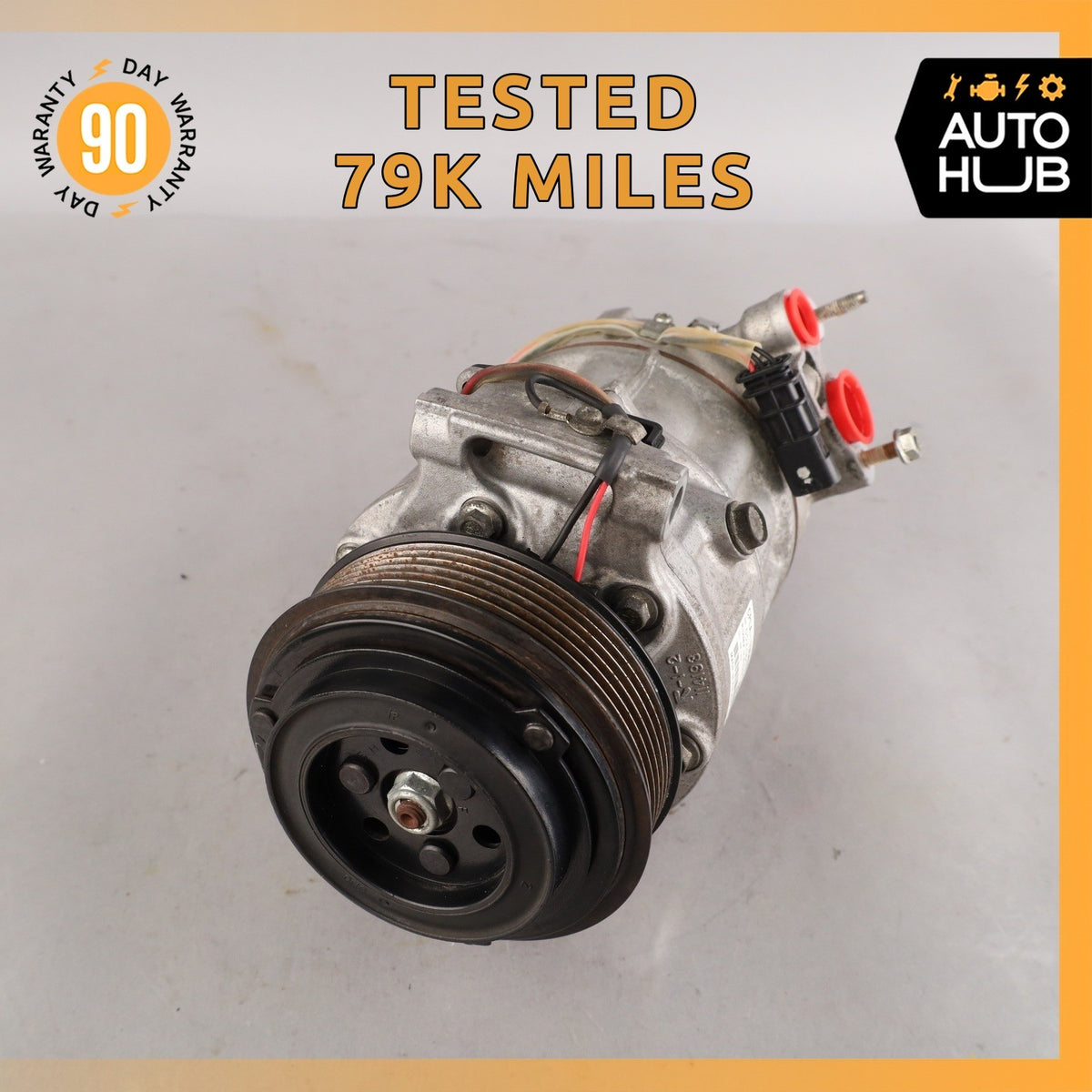14-23 Jaguar X152 F-Type AC Air Conditioning Compressor Clutch OEM 79k - photo 1