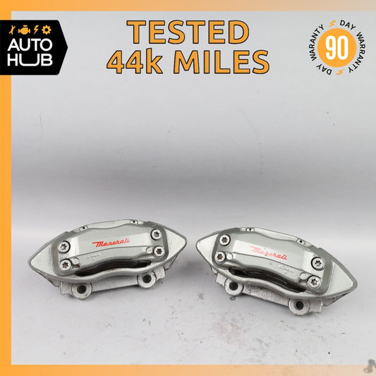 04-17 Maserati GranTurismo M145 Front Left & Right Brake Calipers Set OEM 44k - photo 1