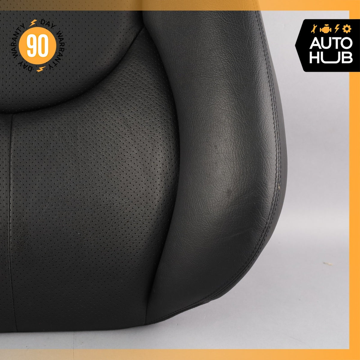 96-02 Mercedes R129 SL500 SL320 Right Side Top Upper Seat Cushion Black OEM 72k - photo 5