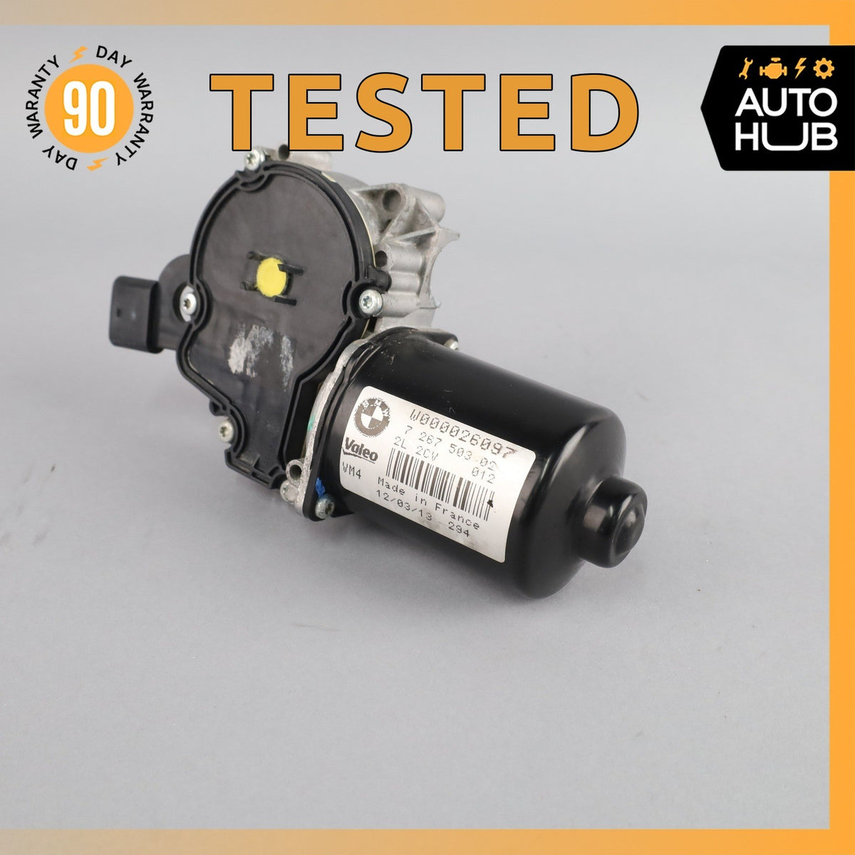 12-18 BMW F30 320i 328i 335i M3 Windshield Washer Wiper Motor OEM - photo 1