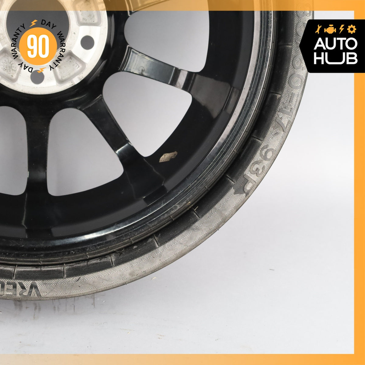 03-12 Mercedes R230 SL500 SL550 Emergency Spare Tire Wheel Donut Rim 17" 17 OEM - photo 12