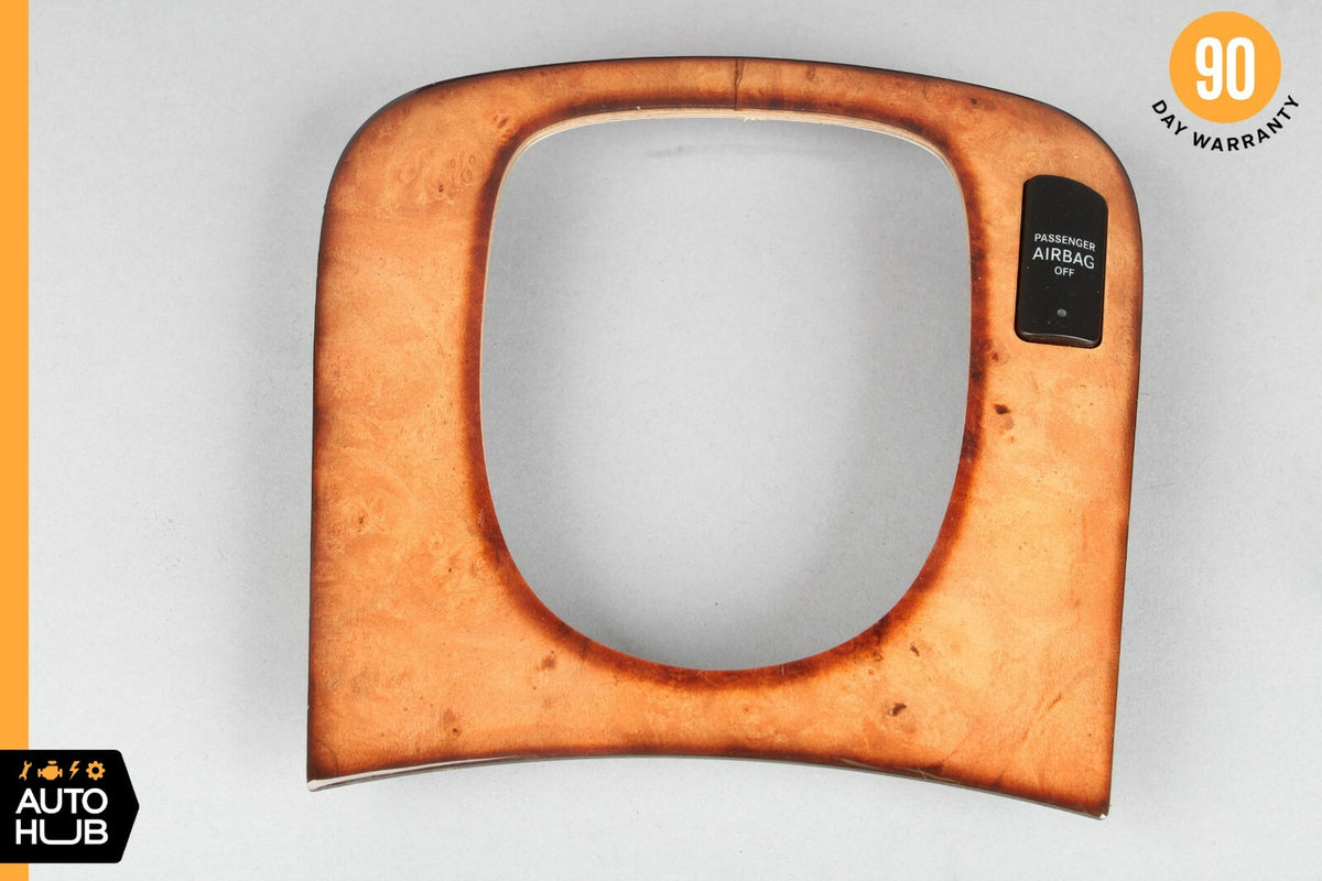 03-06 Mercedes W220 S600 S500 Center Console Trim Bezel Set Wood OEM - photo 8