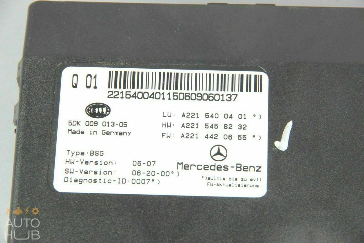 07-14 Mercedes W221 S550 CL550 Electric Power Supply Control Fuse Box Module OEM - photo 8