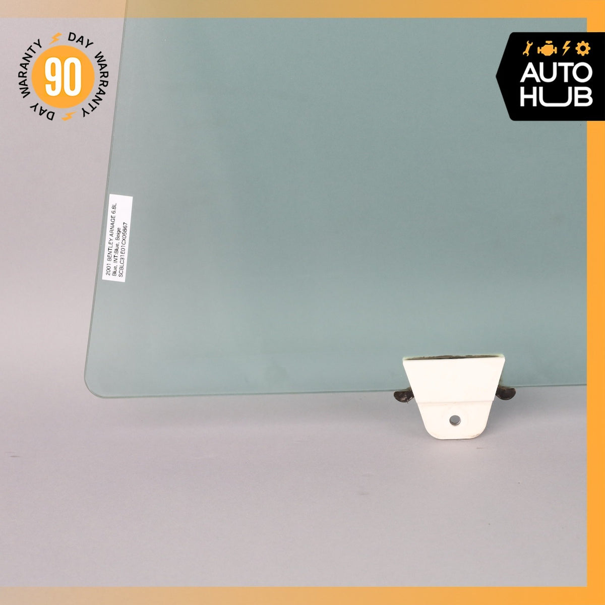 Bentley Arnage / Rolls Royce Silver Seraph Front Right Door Window Glass OEM 42k - photo 16