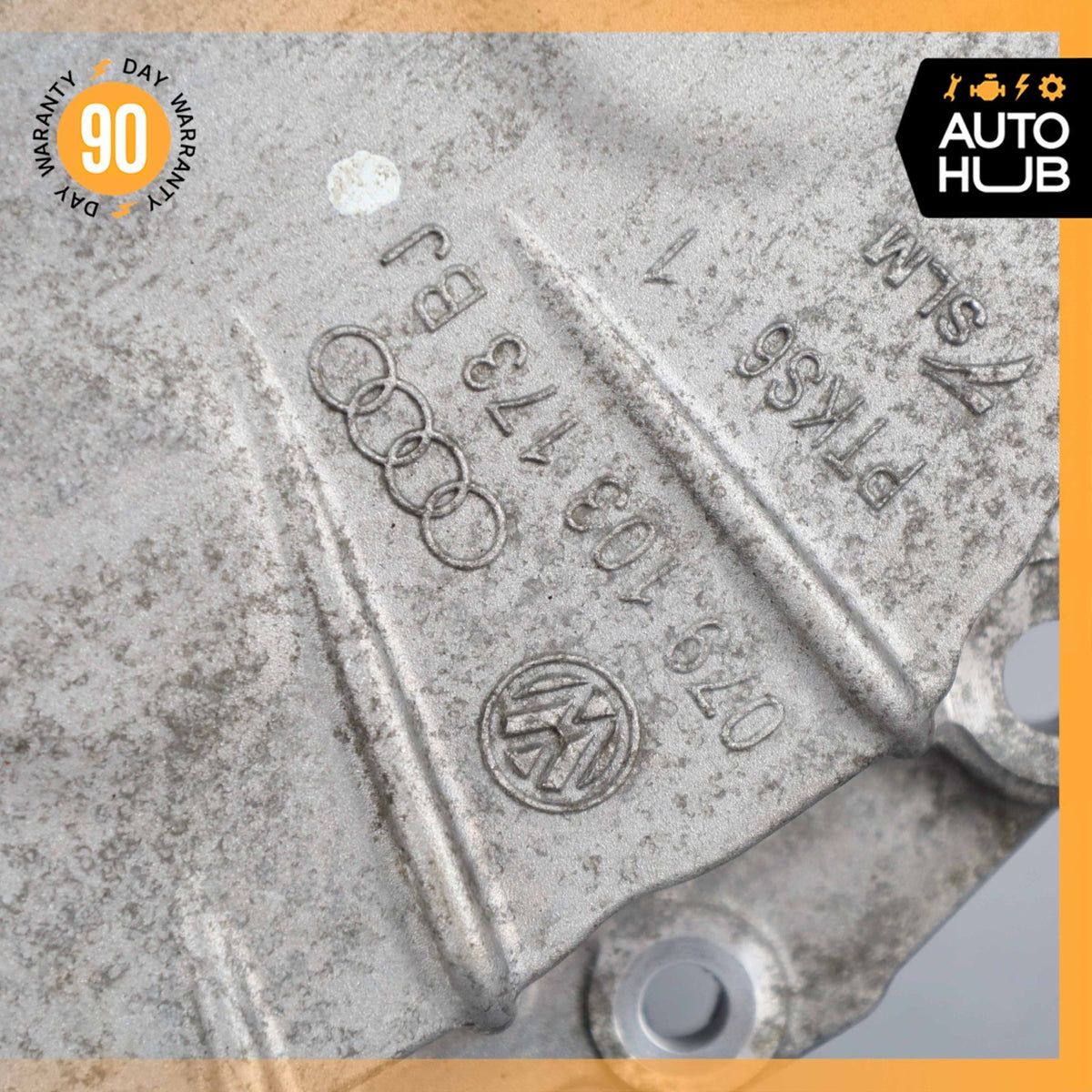 Audi C7 S6 4.0L Engine Timing Chain Cover Plate 079103173BJ OEM - photo 7