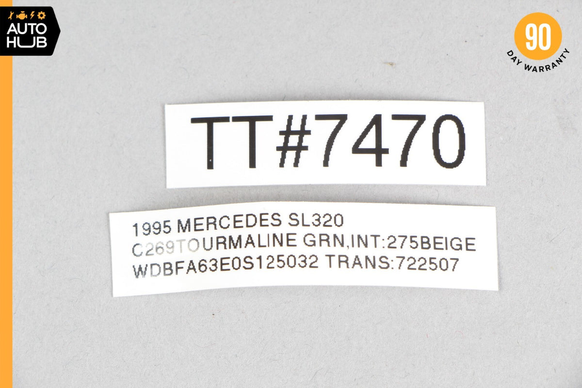 90-02 Mercedes R129 SL320 SL500 300SL Trunk Lock Latch Actuator 1298201810 OEM - photo 11
