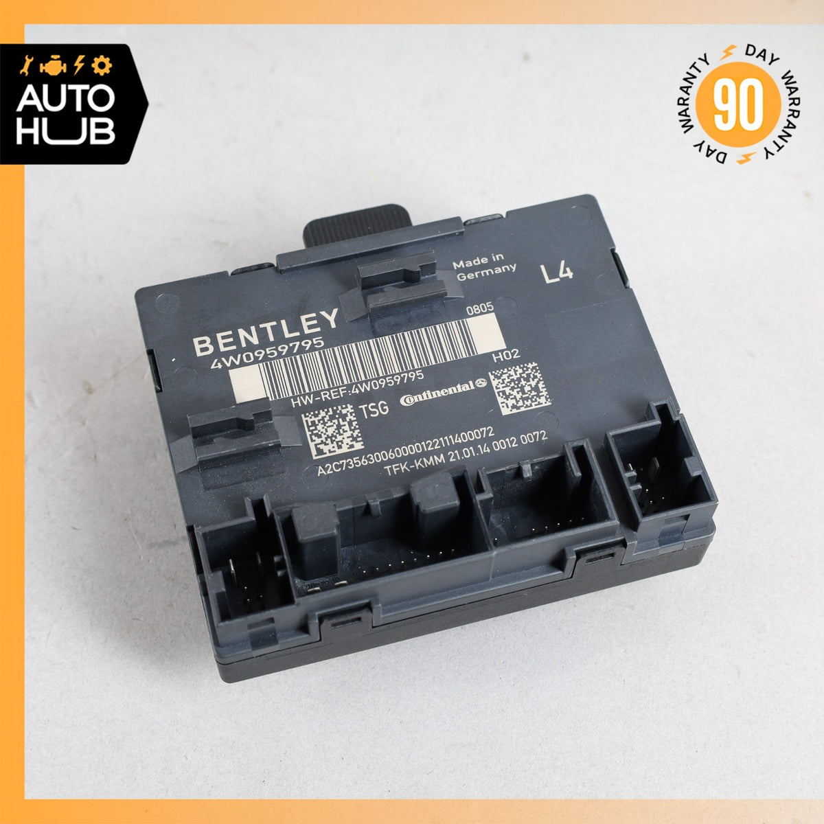 14-18 Bentley Flying Spur Rear Left Side Door Control Module 4W0959795 OEM 40k - photo 2