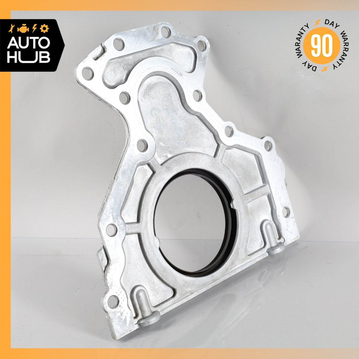 Chevrolet Corvette C6 Engine Rear Crankshaft Retainer Seal Plate 12572014 OEM - photo 6