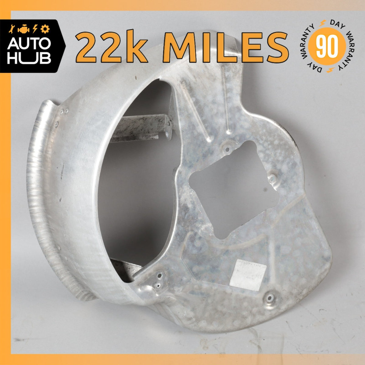 12-16 Aston Martin DB9 DBS Front Left Brake Dust Shield 8D332K005AC OEM 22k - photo 1