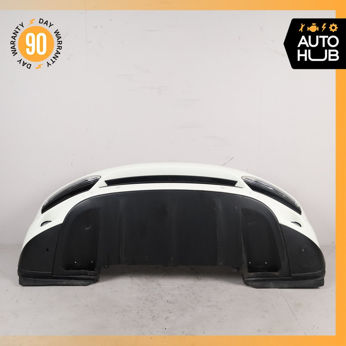 11-14 Porsche Cayenne 958 Front Bumper Cover Assembly White OEM - photo 14
