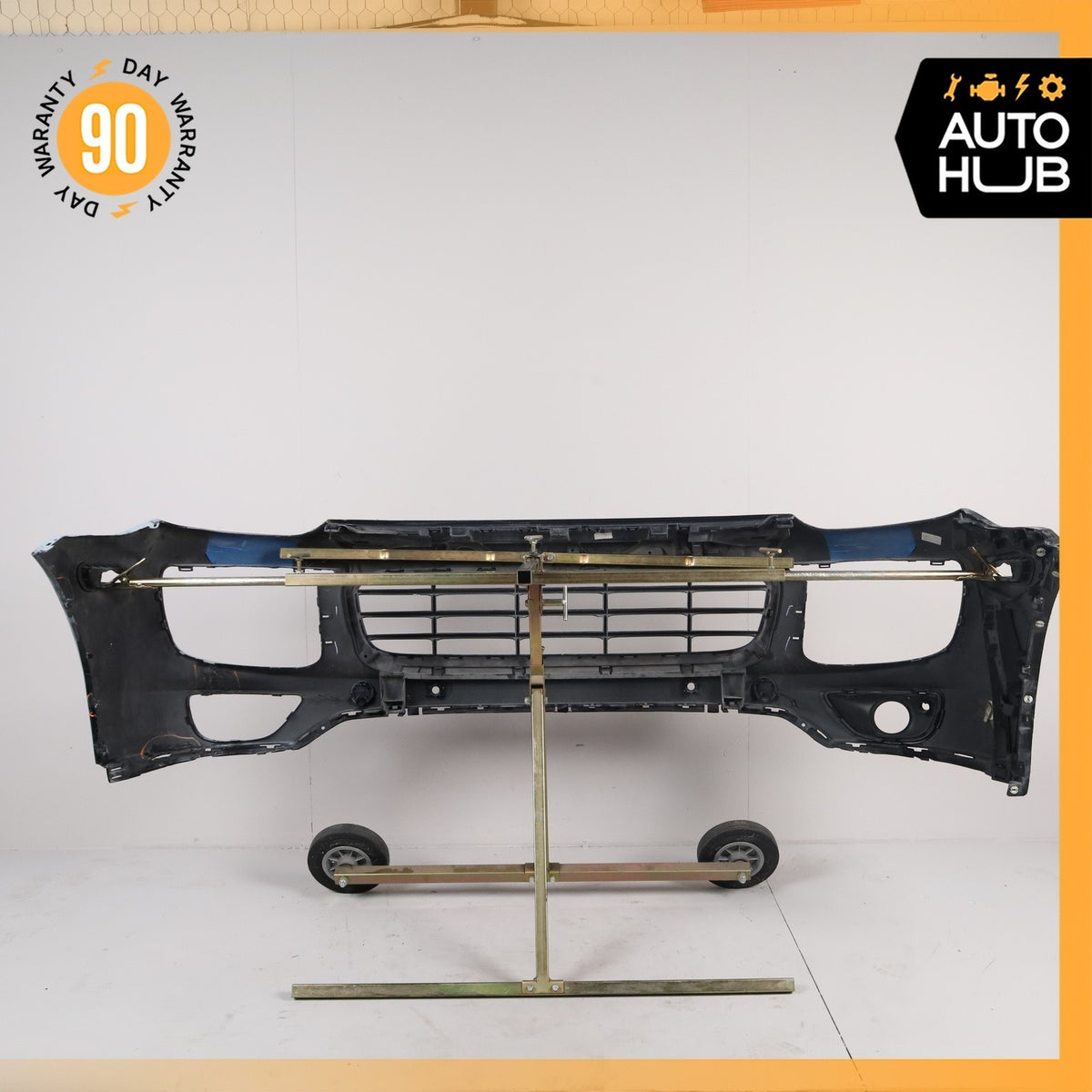 15-18 Porsche Cayenne 958 Base Front Bumper Cover Assembly Black OEM - photo 19