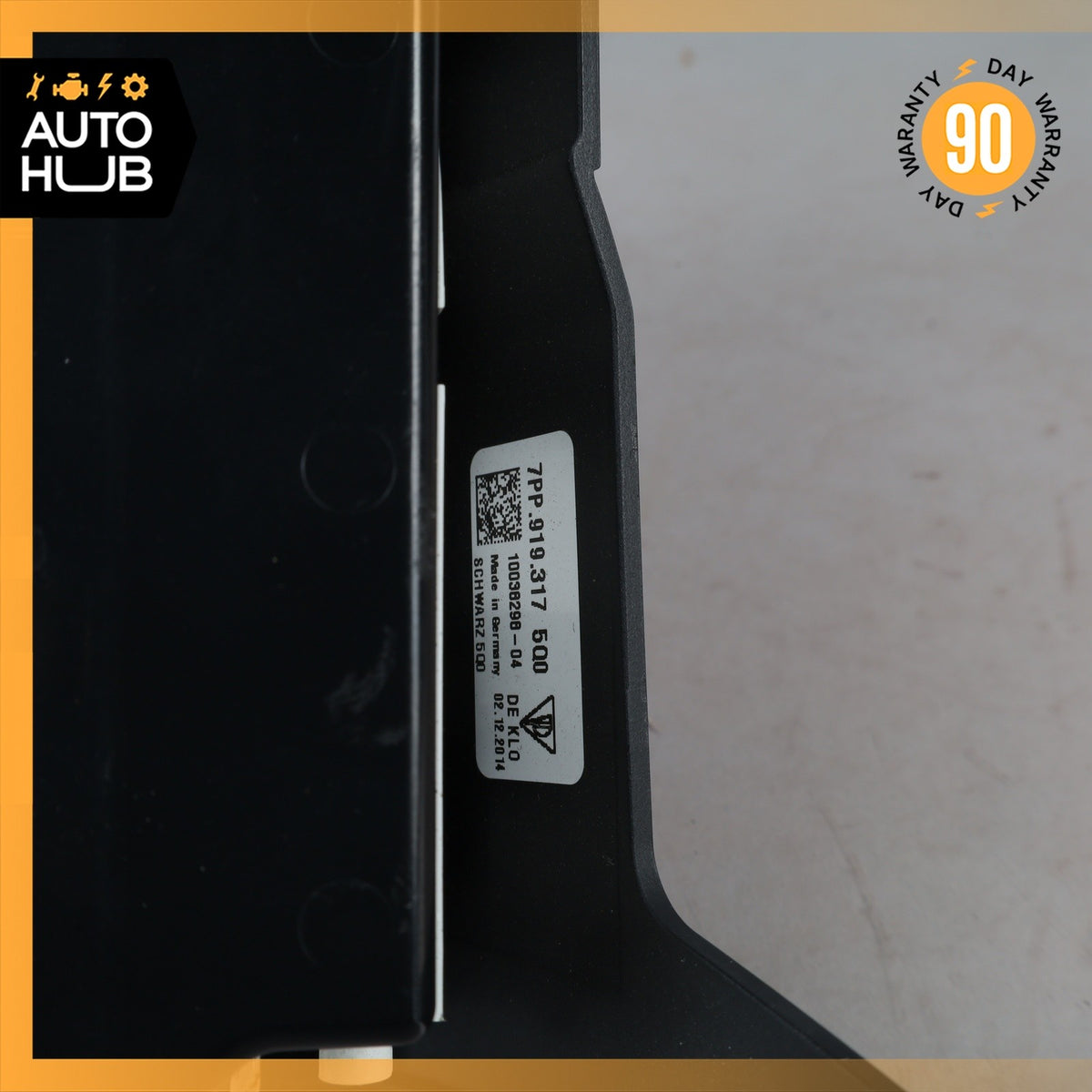 10-18 Porsche Cayenne 958 Panamera Front Overhead Dome Light Lamp Black OEM - photo 9