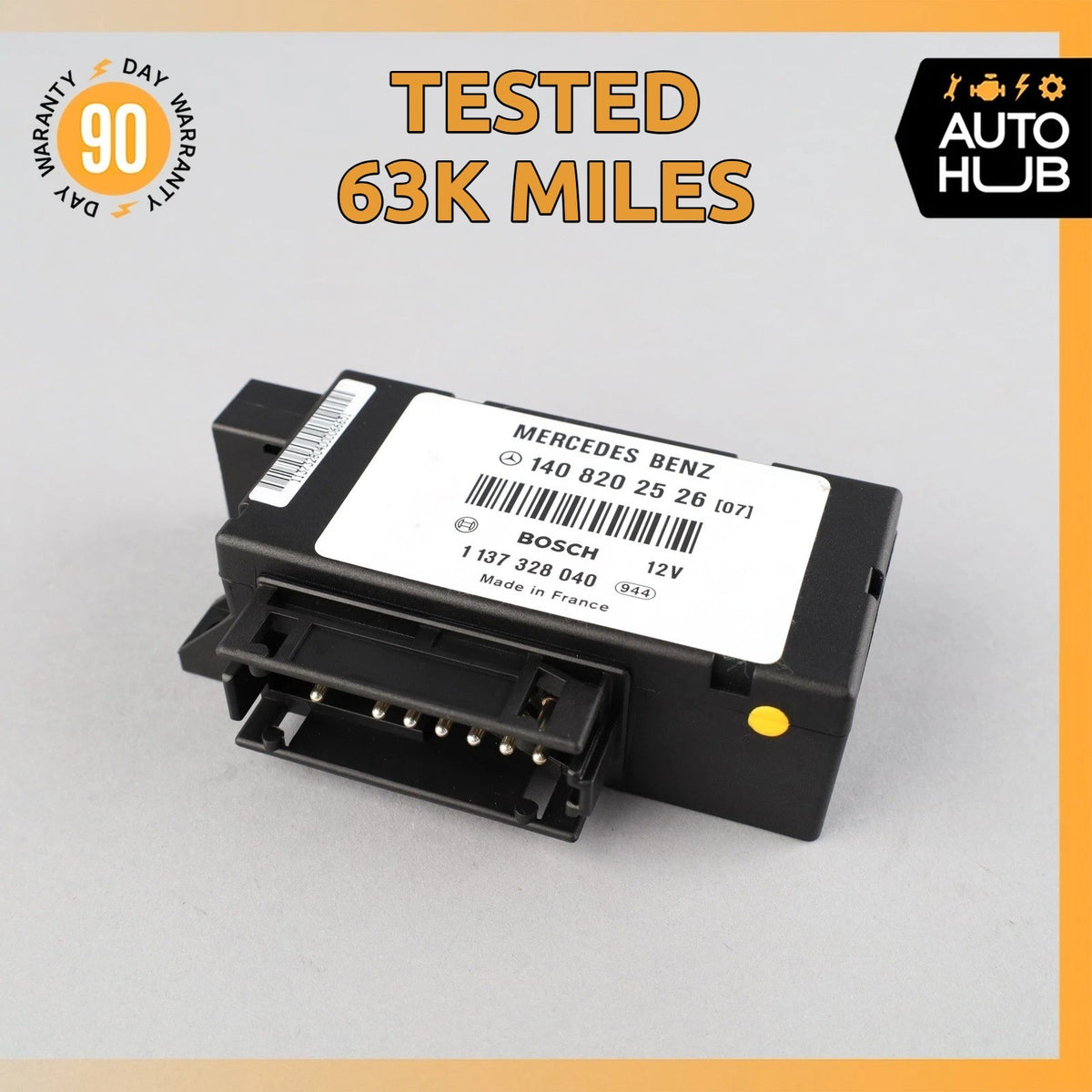 93-99 Mercedes W140 CL600 E320 CL500 Seat Belt Control Module 1408202526 OEM 63k - photo 1
