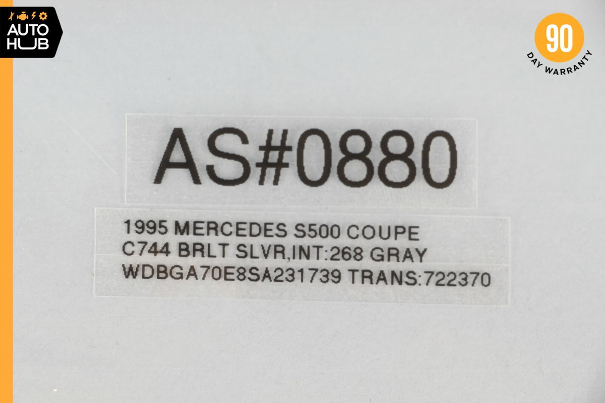 92-99 Mercedes W140 S500 300SD Front Right Side Seat Control Adjustment Switch - photo 12