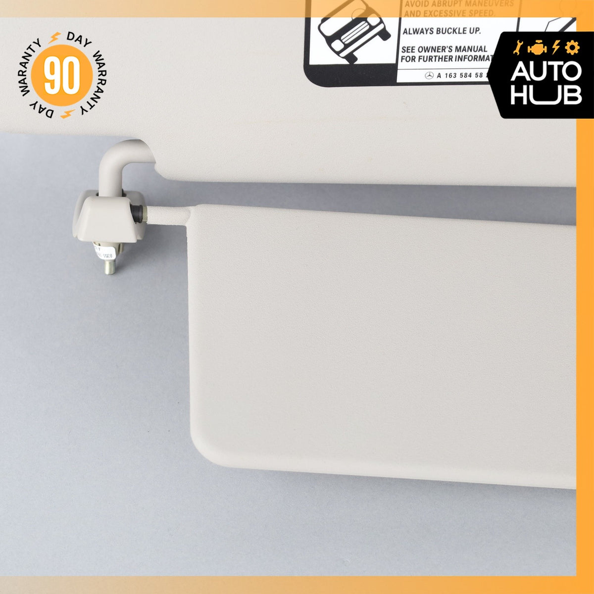 06-12 Mercedes X164 GL450 ML63 Sun Visor Sunvisor Front Left Side Gray OEM - photo 7