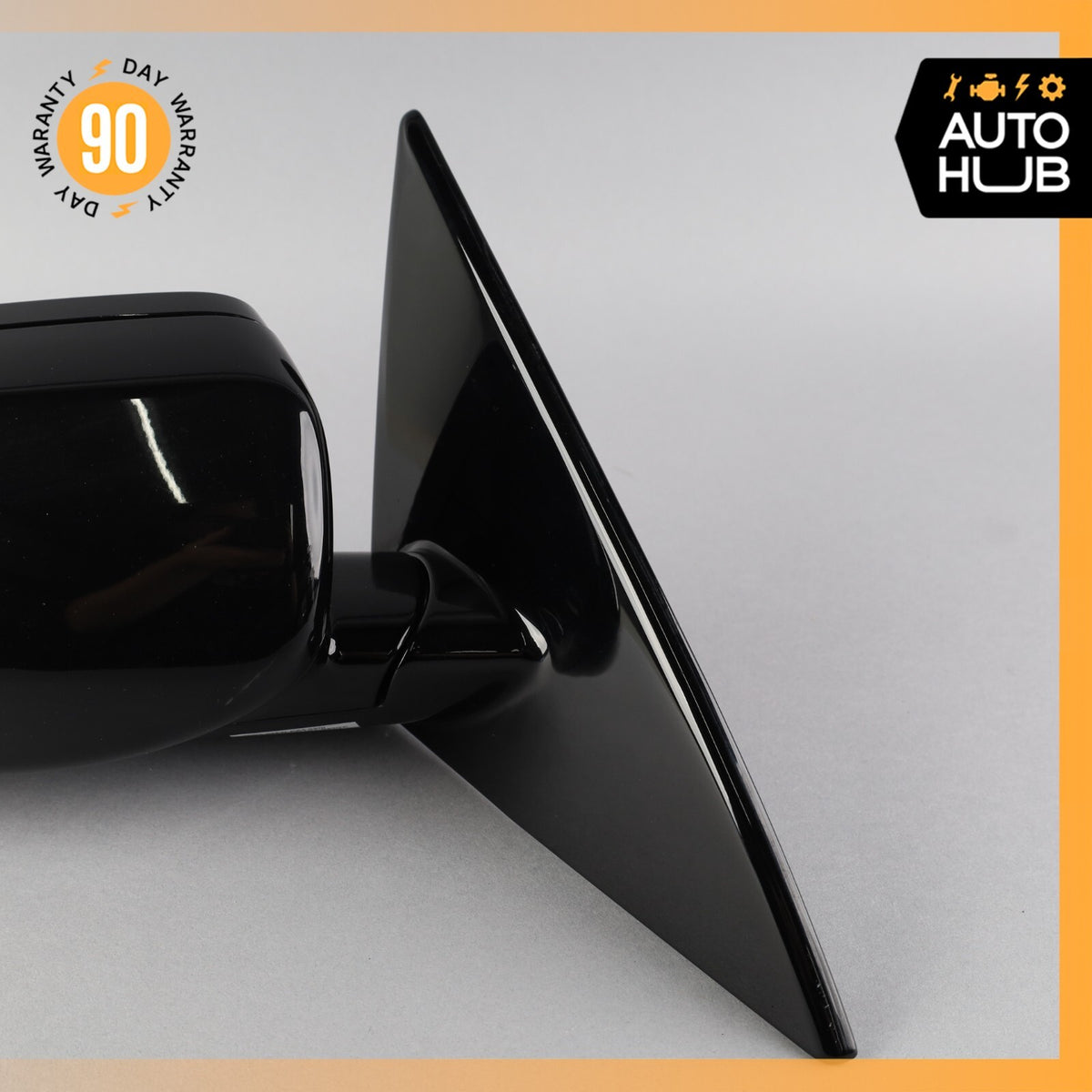 06-10 BMW E64 650i Right Passenger Side Rear View Door Mirror Jet Black OEM 71k - photo 10