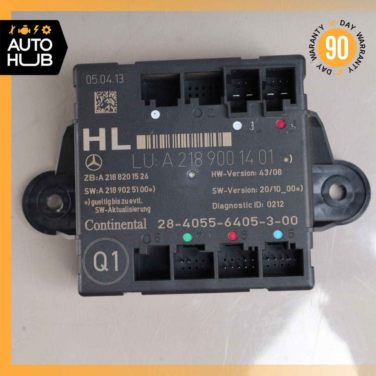 08-18 Mercedes X204 GLK250 C300 CLS550 Rear Left Side Door Control Module OEM - photo 3