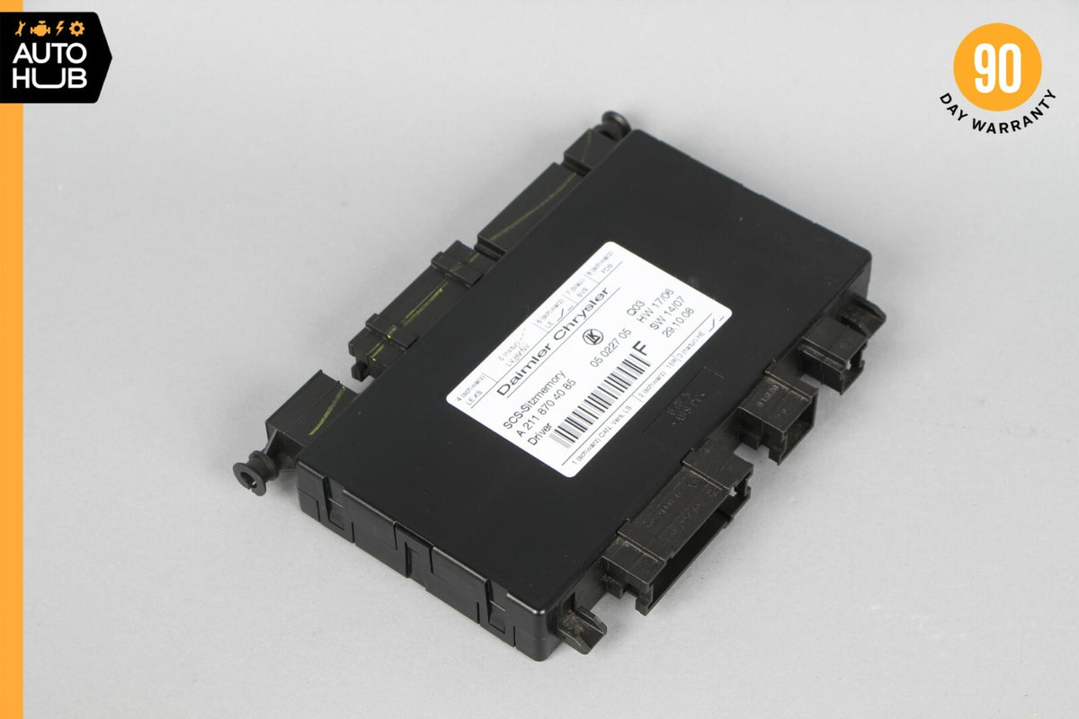 03-12 Mercedes X164 GL350 E350 SLK300 Seat Control Module Left 2118704085 OEM - photo 1