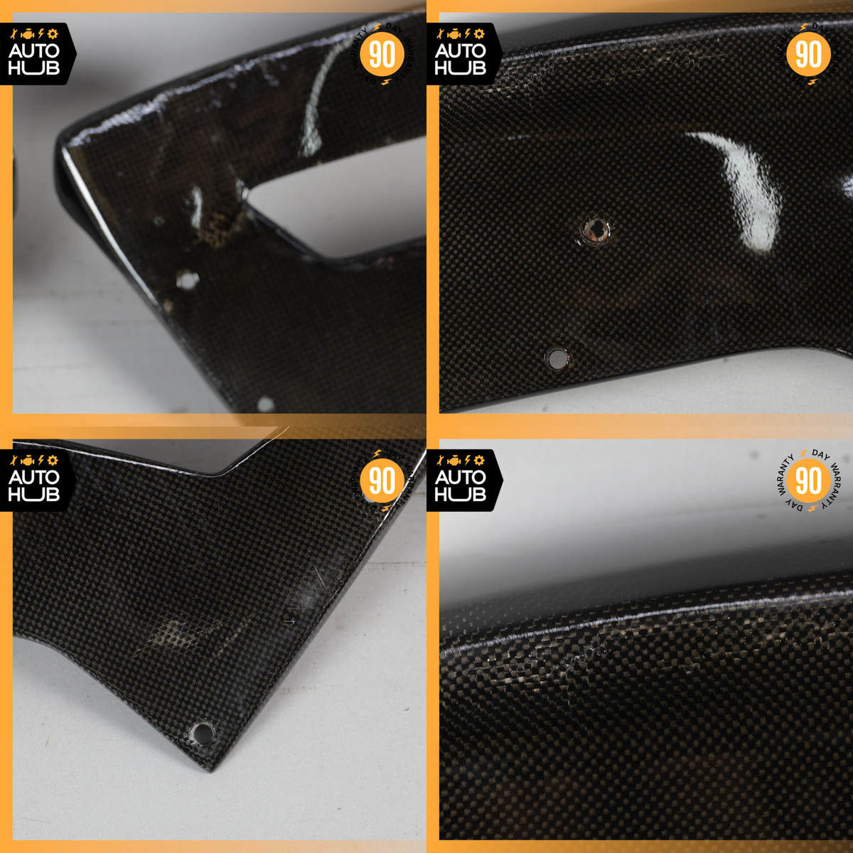 12-17 Lamborghini Aventador LP700 Front Bumper Splitters Set AF-1 Aero Function - photo 14