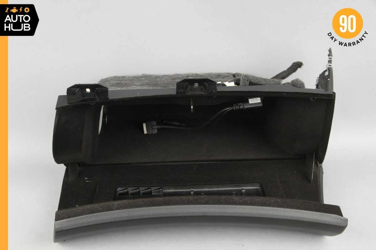 10-13 Mercedes W221 S400 S550 Dash Board Glove Box Compartment Black OEM - photo 9