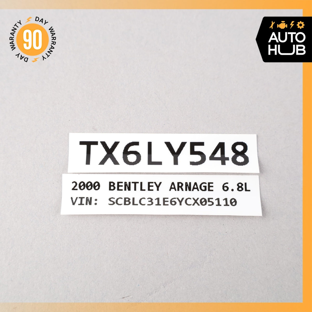 96-02 Bentley Arnage RR Silver Spur Longitudinal Acceleration Sensor OEM 30k - photo 9