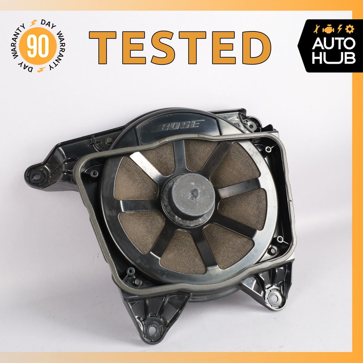 Audi D4 A8L Rear Center Deck Bass Speaker Loudspeaker Bose OEM - photo 1
