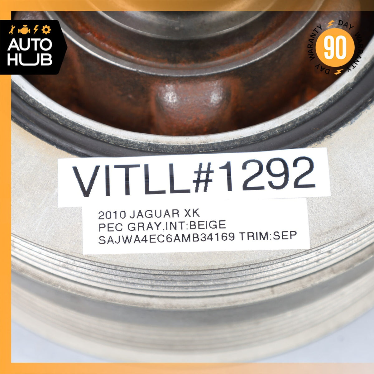 10-23 Jaguar X150 XKR / Range Rover Engine Crankshaft Balancer Pulley OEM 46k - photo 17