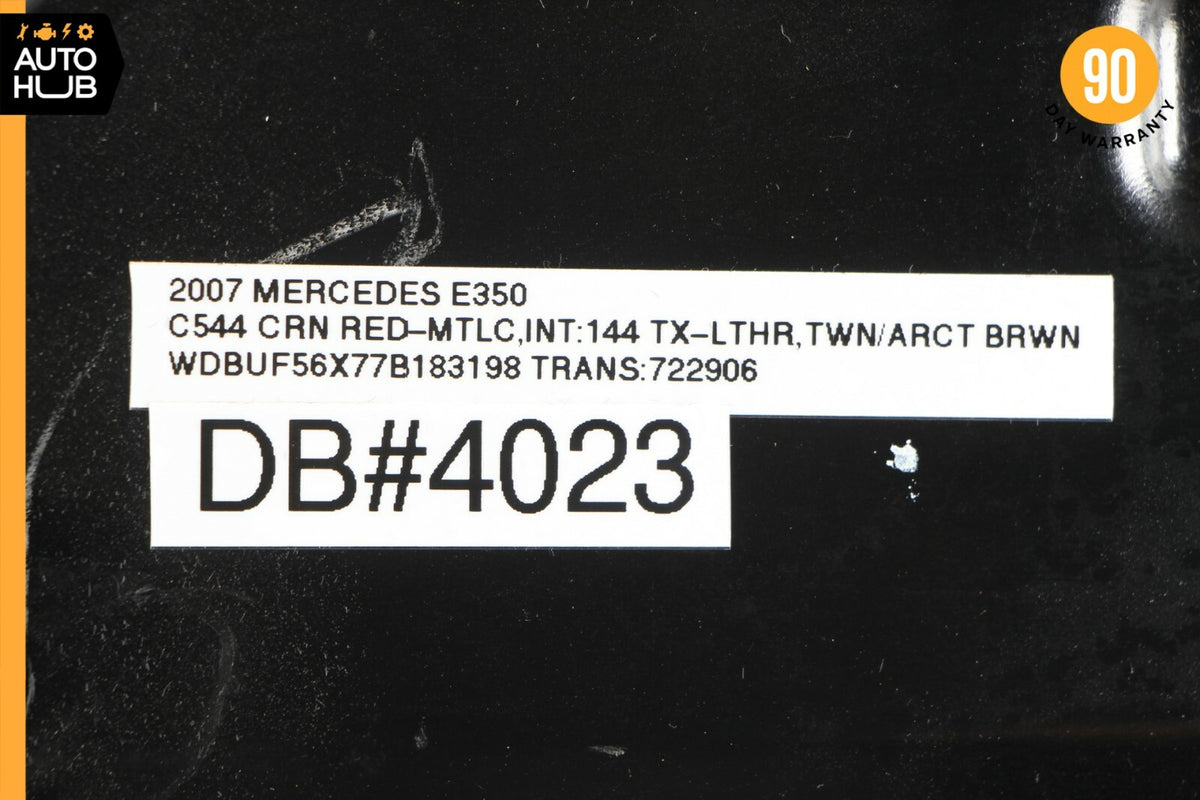 07-09 Mercedes W211 E350 E550 Dashboard Glove Box Storage Compartment Beige OEM - photo 12