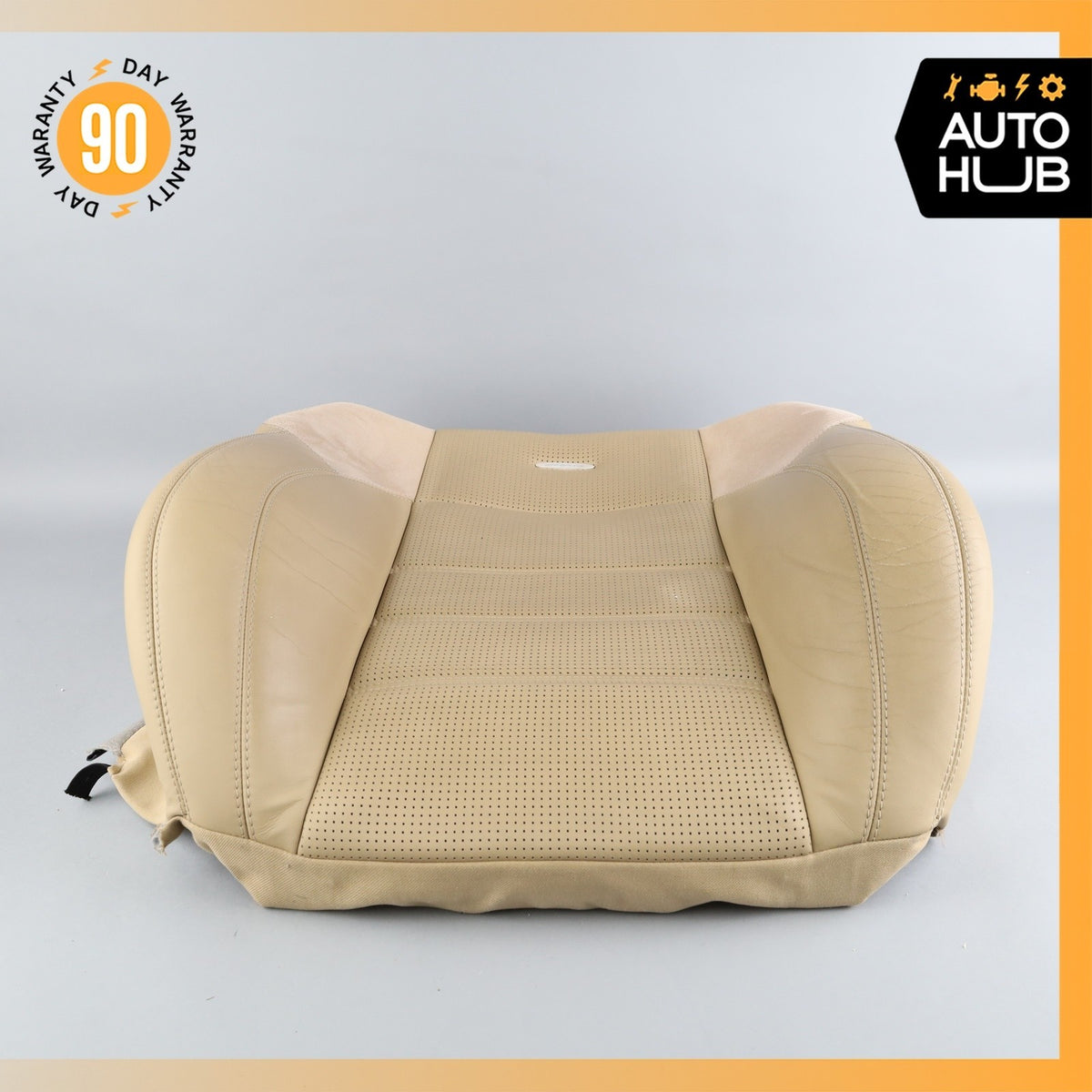 07-09 Mercedes W211 E63 AMG Front Left or Right Top Upper Seat Cushion Beige OEM - photo 14