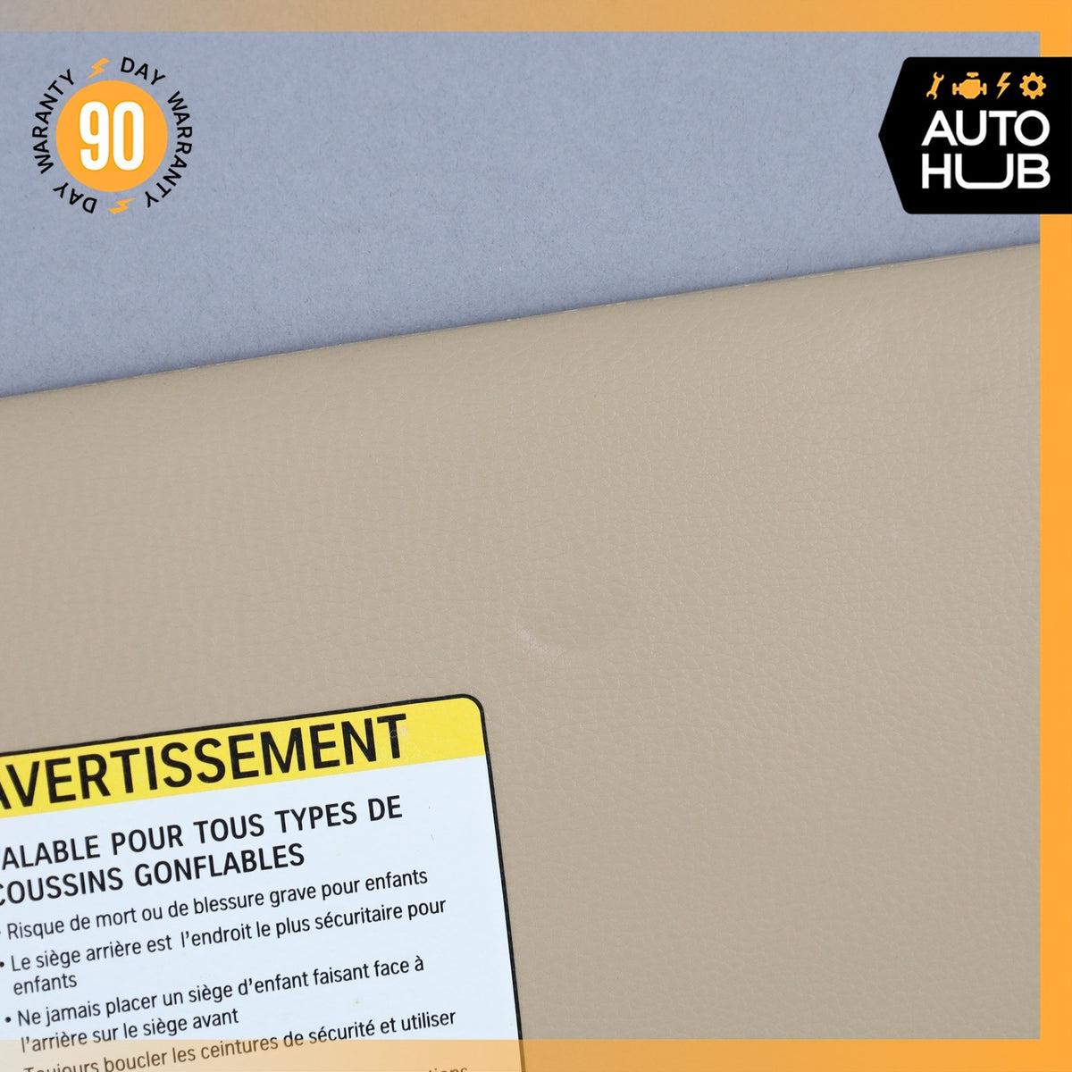 13-15 BMW E84 X1 Left Driver Side Sunvisor Sun Visor Beige OEM 72k - photo 5