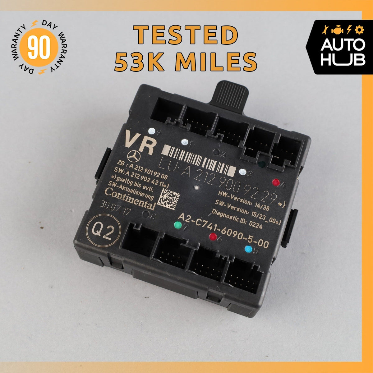 08-18 Mercedes R172 SLC300 C300 E400 Front Right Side Door Control Module OEM - photo 1