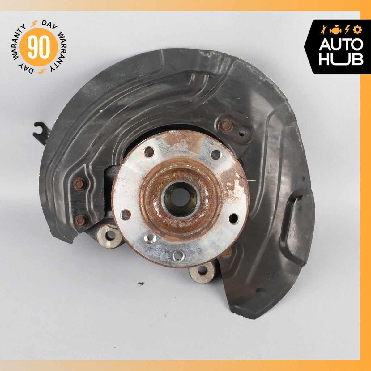 13-15 BMW E84 X1 AWD Front Right Side Spindle Knuckle Hub w/ Shield OEM 48k - photo 2