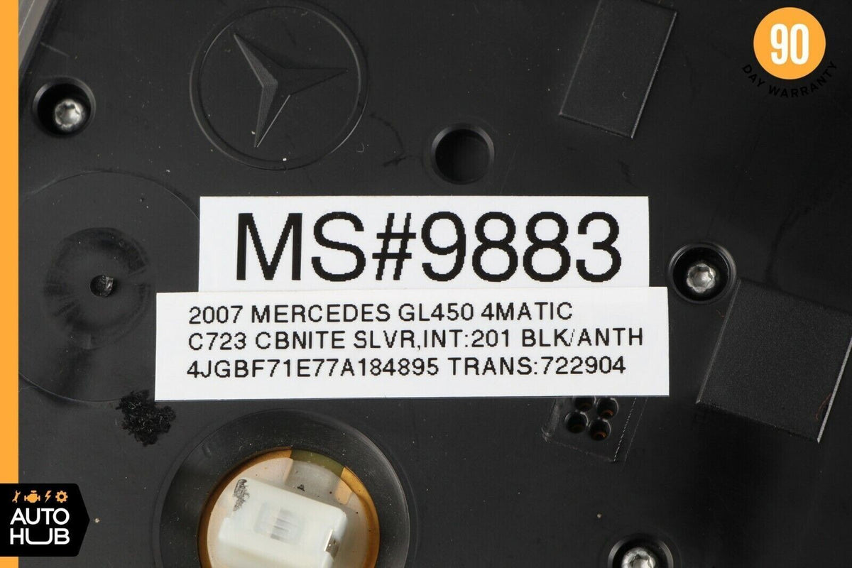 06-13 Mercedes X164 GL450 ML63 AMG Front Overhead Dome Light Lamp Gray OEM - photo 12