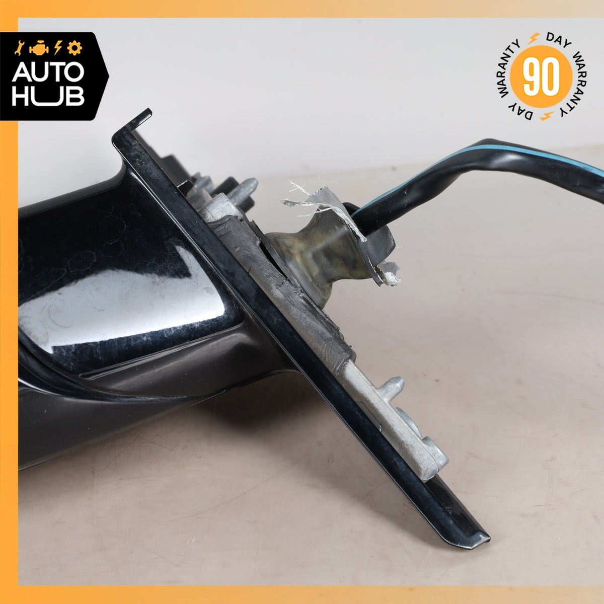11-18 Audi D4 A8 S8 Front Left Side Rear View Mirror w/ Blind Spot Black OEM - photo 13