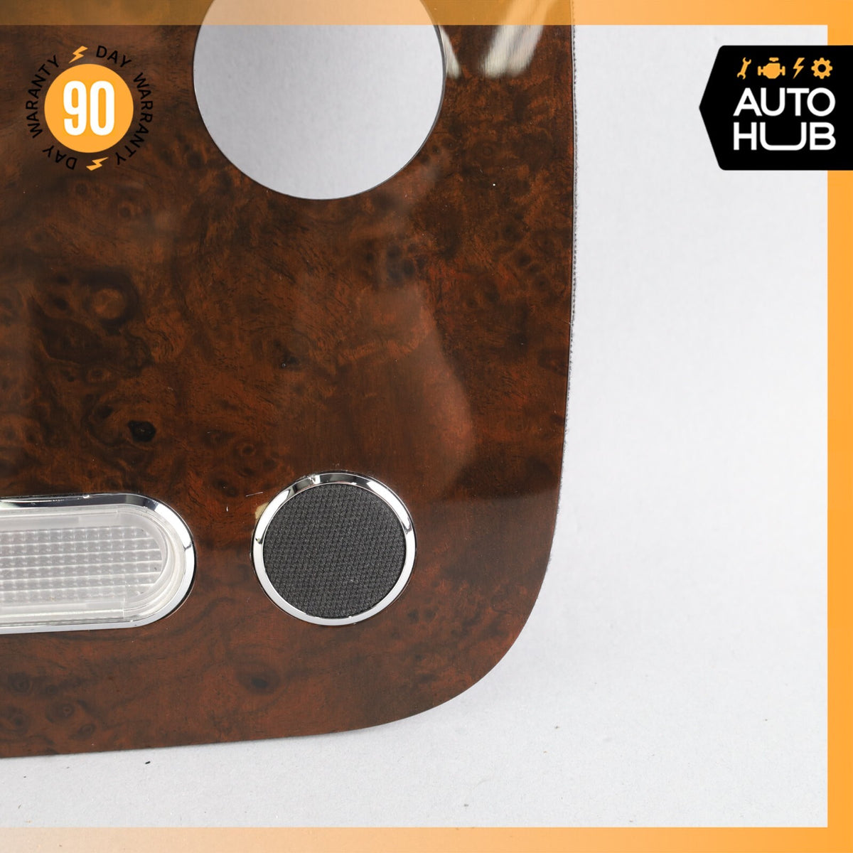 03-10 Bentley Continental GT Coupe Rear Overhead Dome Light Trim Wood OEM 73k - photo 5