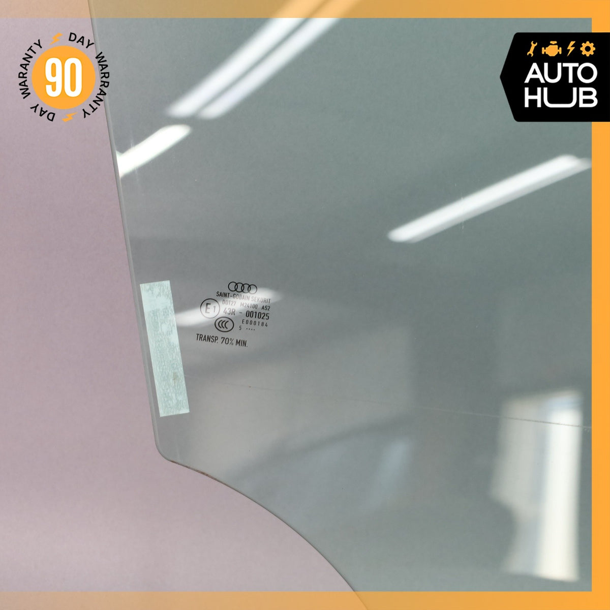 16-18 Audi 8V A3 E-Tron Front Right Side Door Window Glass OEM - photo 8
