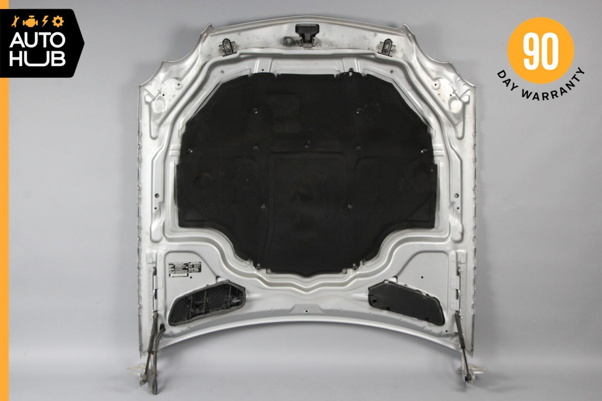 Mercedes R230 SL500 SL550 SL600 SL55 AMG Hood Cover Panel Assembly Silver OEM - photo 10