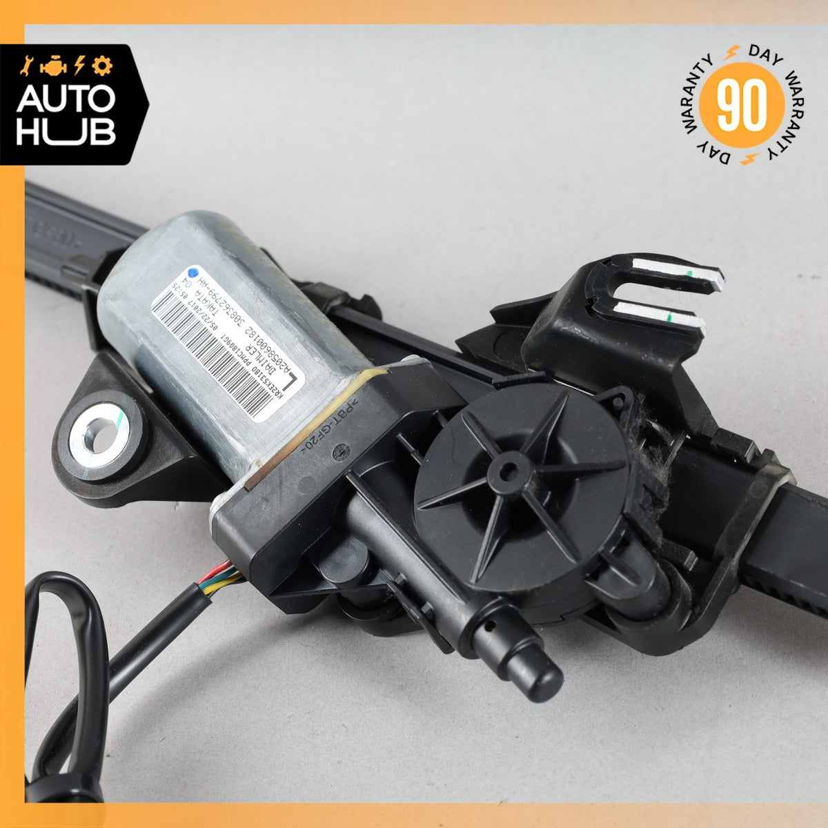 Mercedes W238 E400 Left Driver Side Seat Belt Adjuster Feeder Black OEM - photo 5
