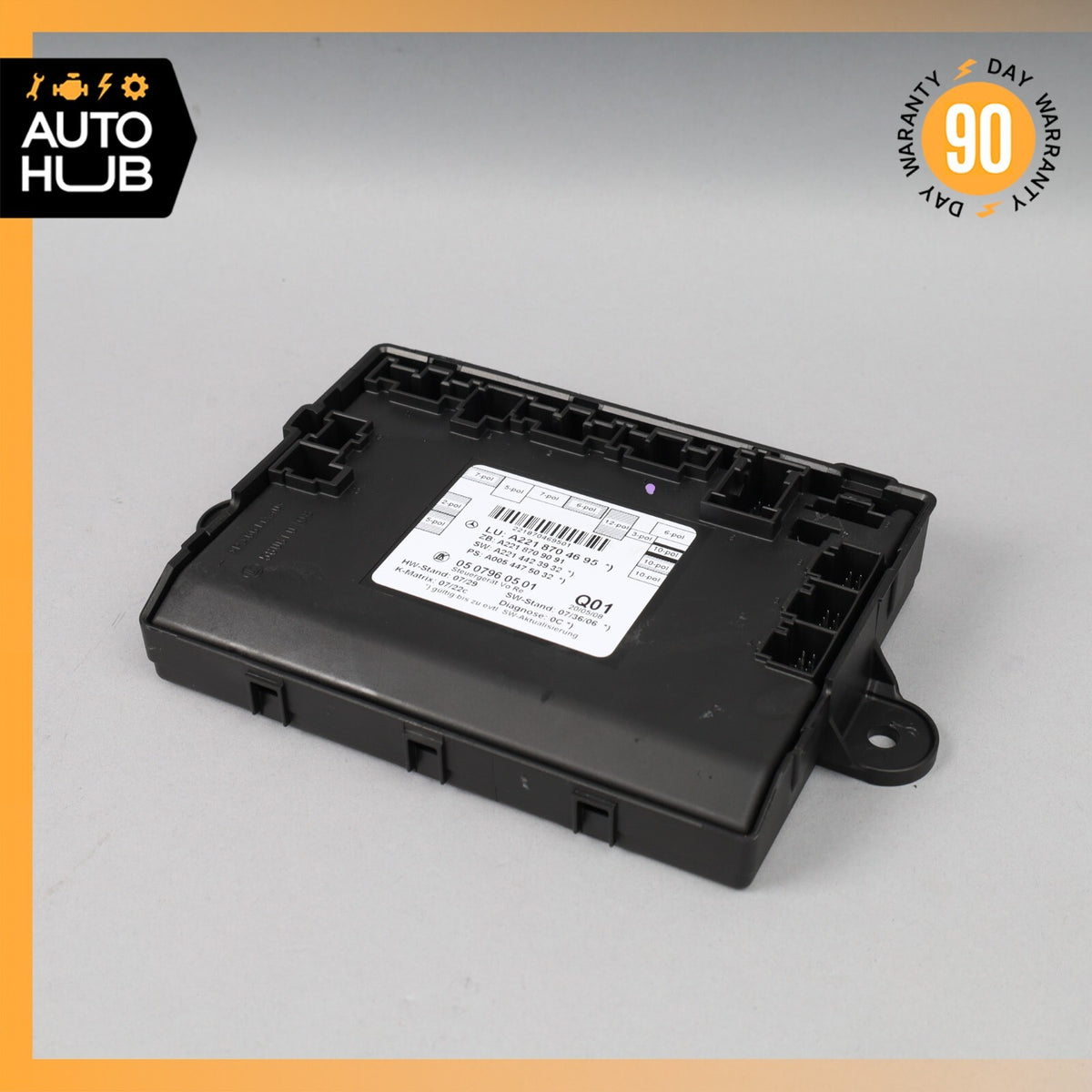 07-13 Mercedes W221 S550 S63 AMG Front Right Door Control Module 2218704695 OEM - photo 1
