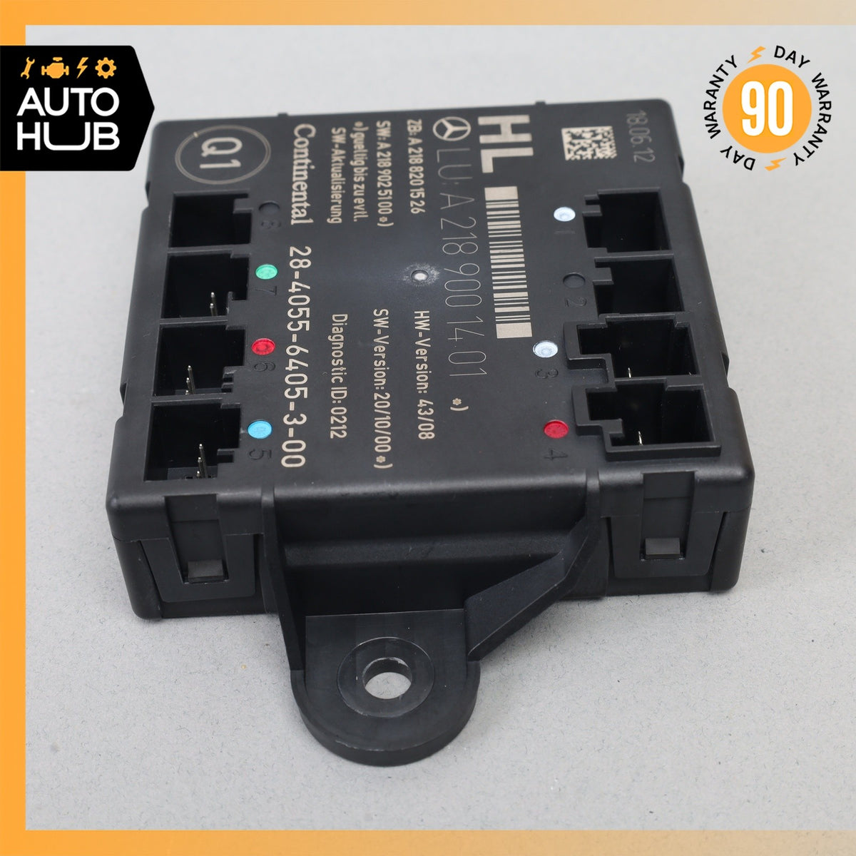 08-18 Mercedes W212 E350 C300 CLS550 Rear Left Side Door Control Module OEM 78k - photo 6