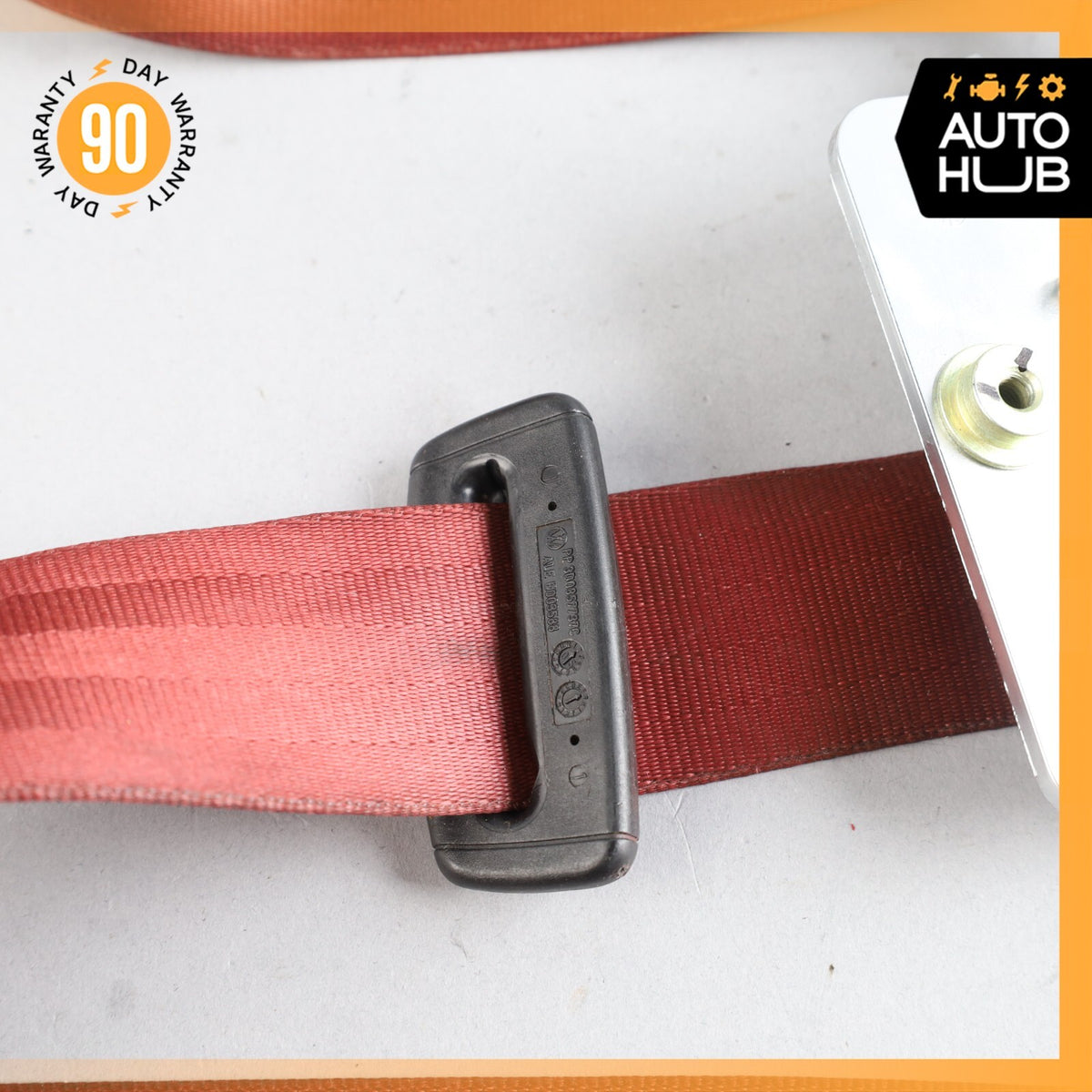 03-06 Bentley Continental GT Front Left Driver Side Seat Belt Red OEM 73k - photo 16