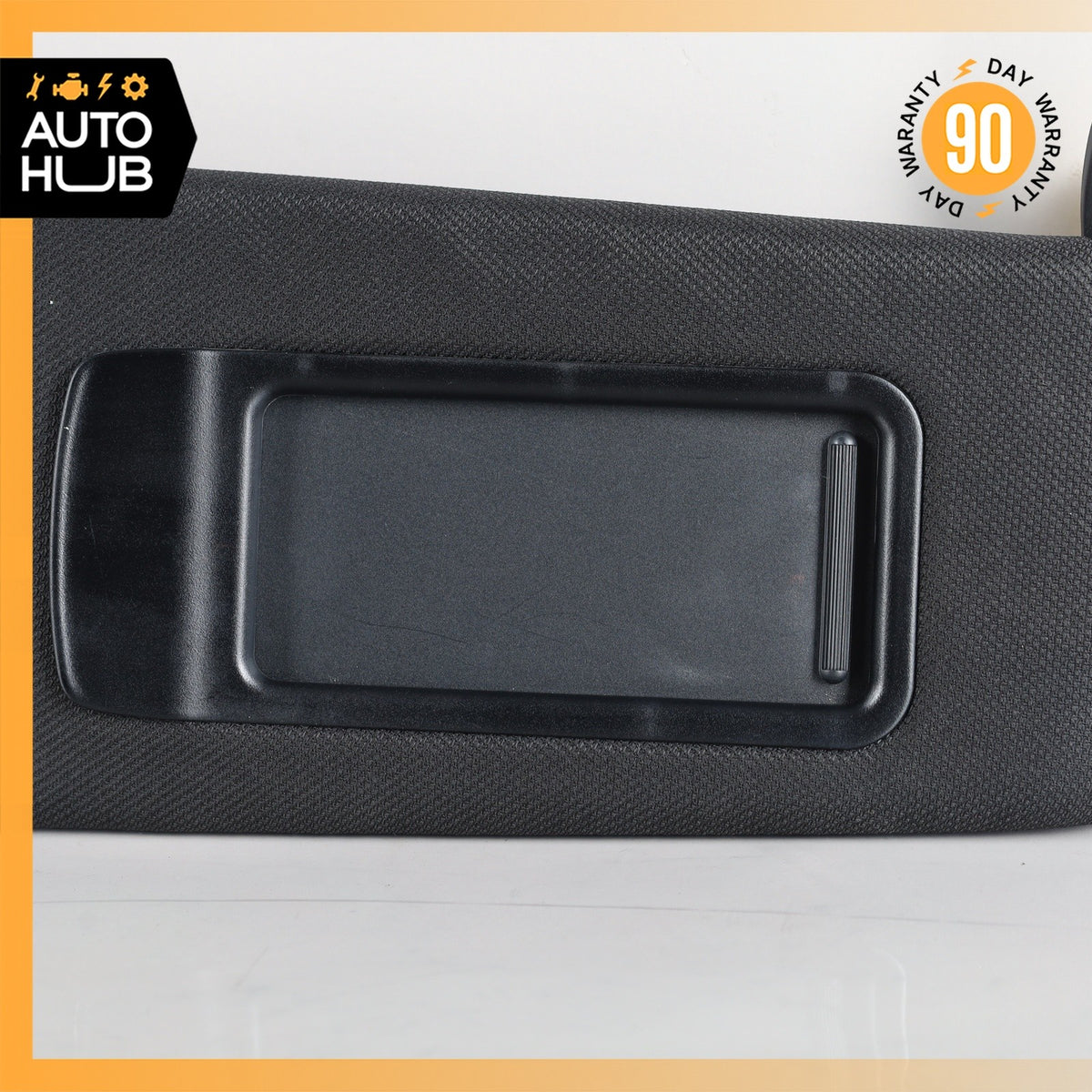 11-16 BMW F10 550i 528i Right Passenger Sun Visor Shade Black 51168038166 OEM - photo 3