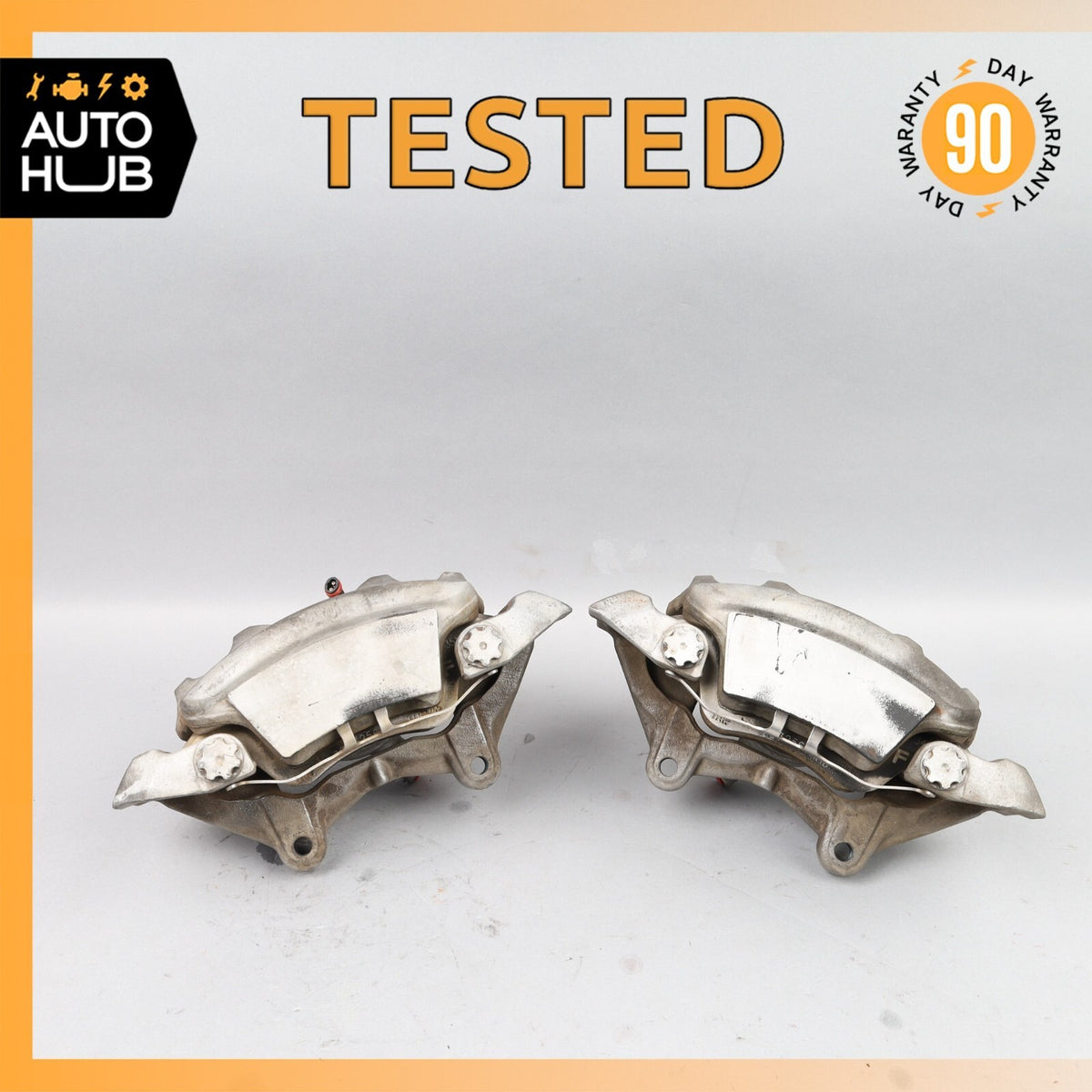 10-20 Mercedes W207 E550 SLK350 RWD Front Brake Calipers Left and Right Set OEM - photo 1