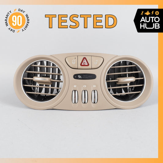 07-12 Mercedes R230 SL550 SL55 AMG Center Dash Dashboard Air Vent Beige OEM - photo 1