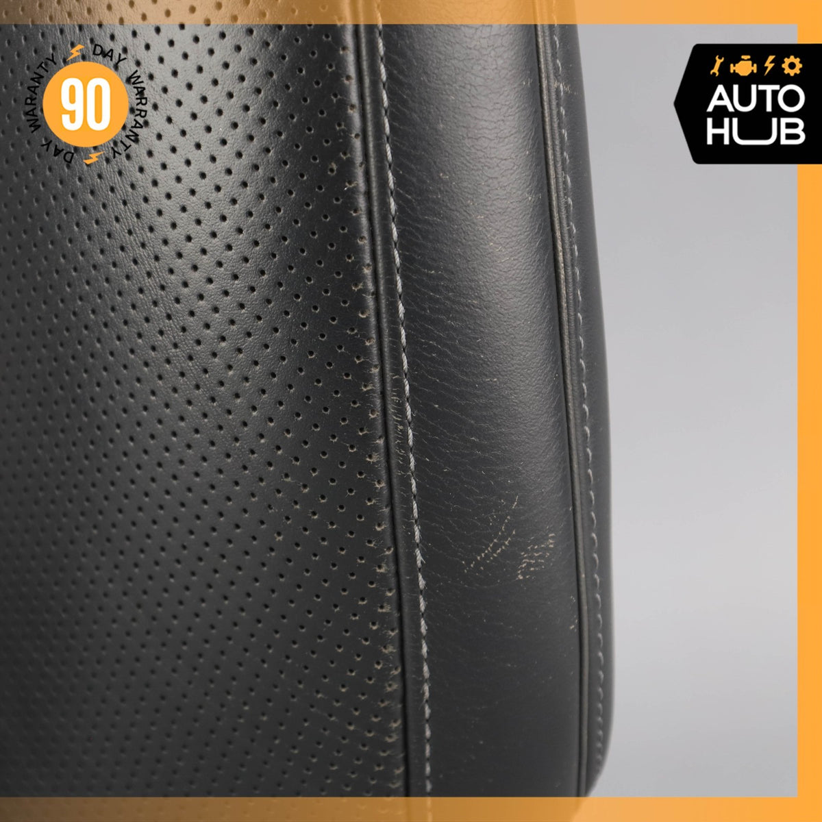 Mercedes W222 S63 AMG Front Left Seat Upper Back Cushion Exclusive Black OEM - photo 7