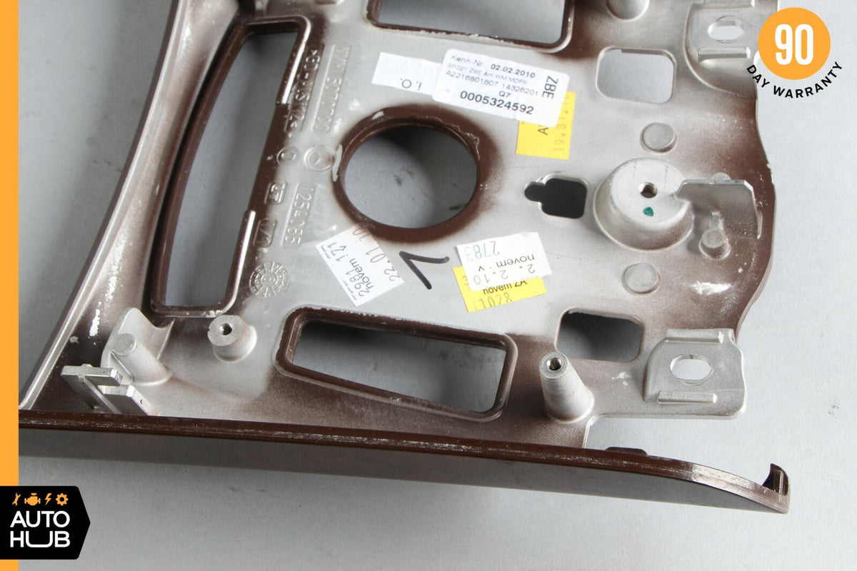 10-13 Mercedes W221 S400 S550 Center Console Multi Function Switch Trim Bezel - photo 7