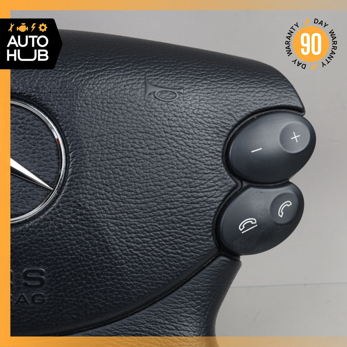 Mercedes W209 CLK500 E350 SL500 Steering Wheel Airbag Air Bag Black OEM - photo 4