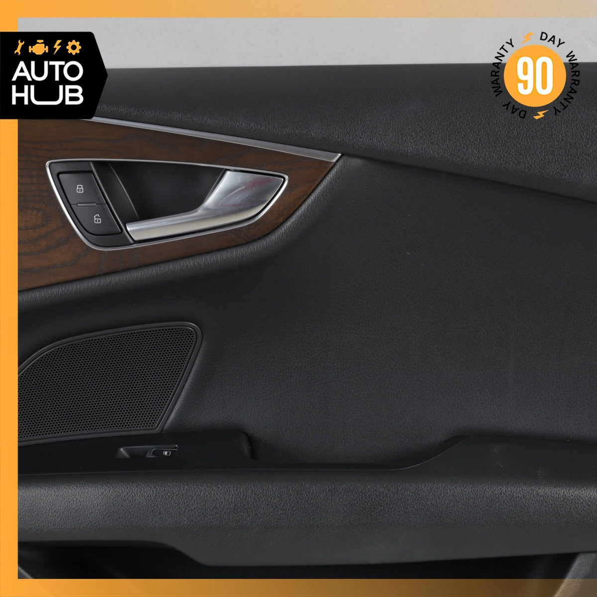 12-18 Audi 4G8 A7 S7 Front Right Passenger Door Panel Cover Trim Black Wood OEM - photo 3
